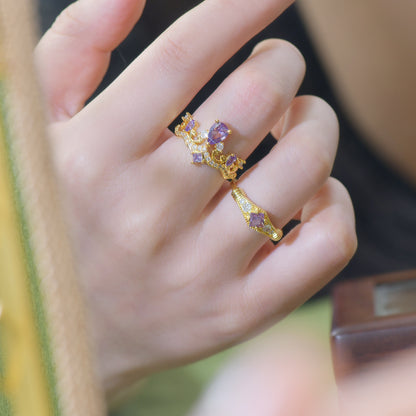 Violet Diadem Ring