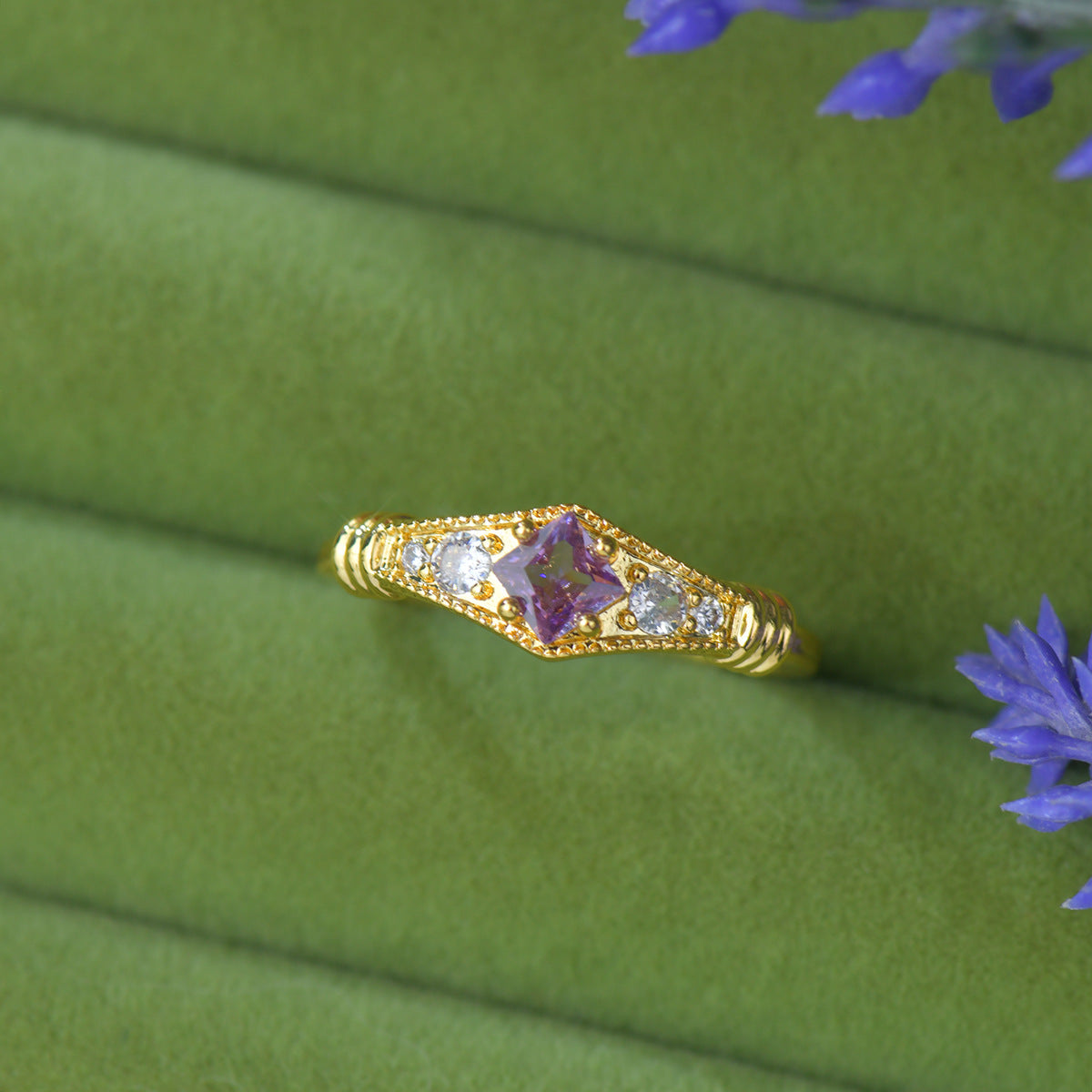 Violet Talisman Ring