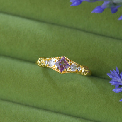 Violet Talisman Ring