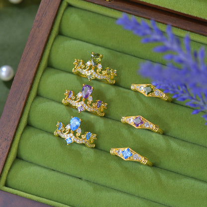Violet Talisman Ring