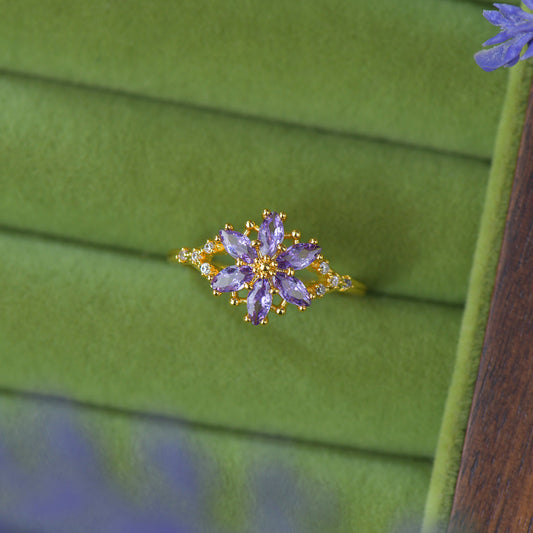 Violet Aster Ring