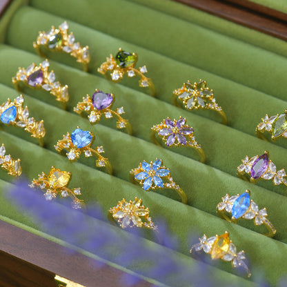 Violet Aster Ring
