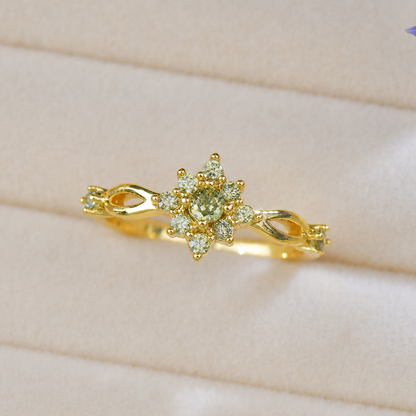 Verdant Sunfleur Ring