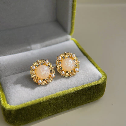 [Clearance] Baroque Stud Earrings - Sue (3 Colors)