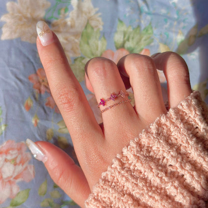 Pink Blossom Ring