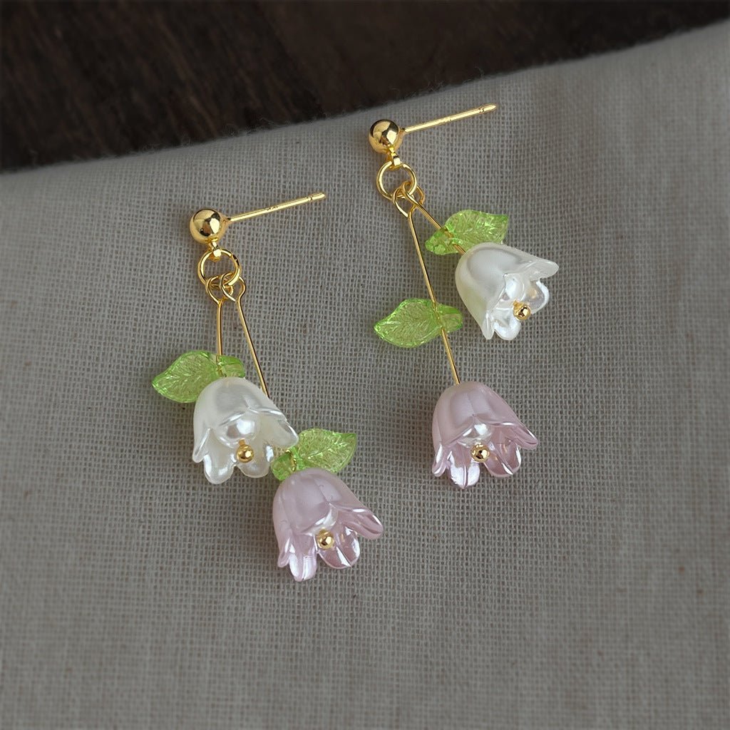 Abby Lily of the Valley Earrings - Hypoallergenic - Abbott Atelier