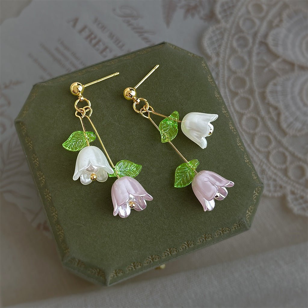 Abby Lily of the Valley Earrings - Hypoallergenic - Abbott Atelier