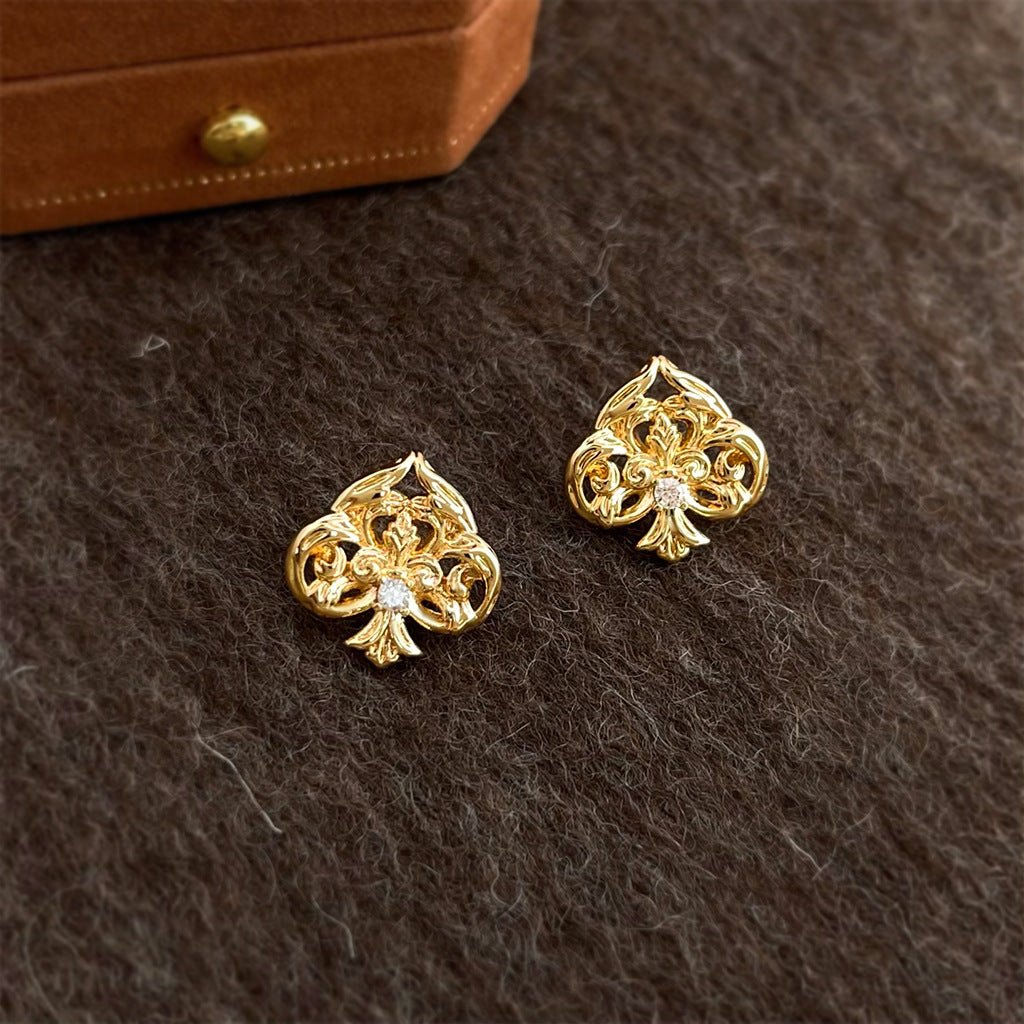 Ace of Hearts Earrings - Hypoallergenic - Abbott Atelier