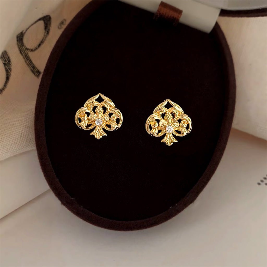 Ace of Hearts Earrings - Hypoallergenic - Abbott Atelier