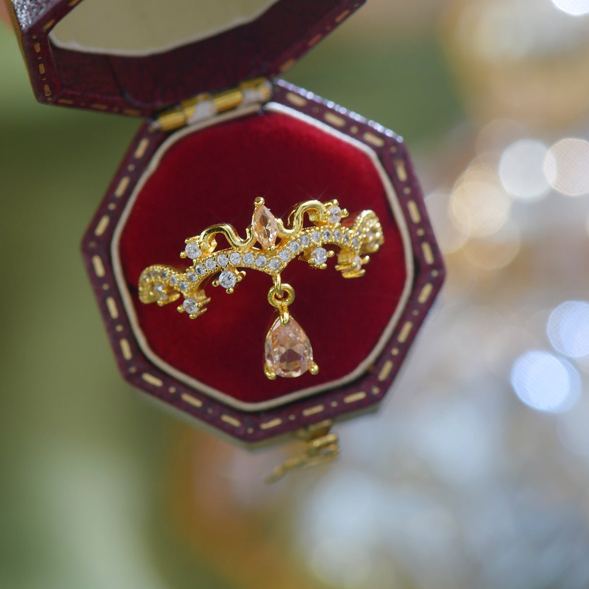 Amberlight Chandelier Ring - Gold-Plated - Abbott Atelier