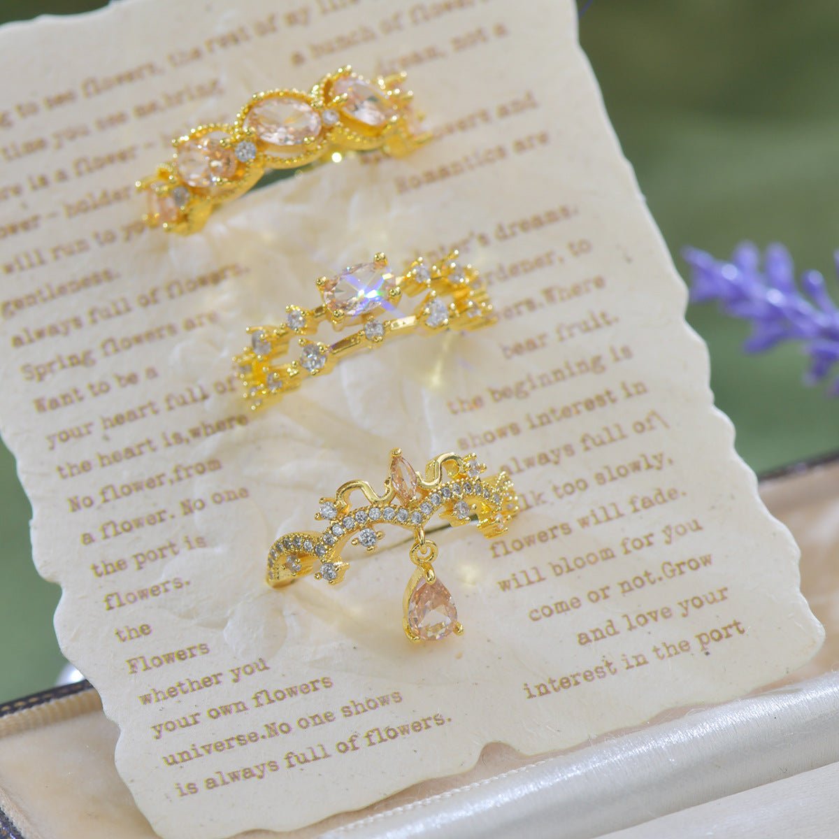 Amberlight Chandelier Ring - Gold-Plated - Abbott Atelier