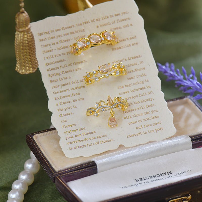 Amberlight Chandelier Ring - Gold-Plated - Abbott Atelier