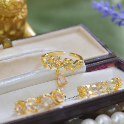 Amberlight Chandelier Ring - Gold-Plated - Abbott Atelier