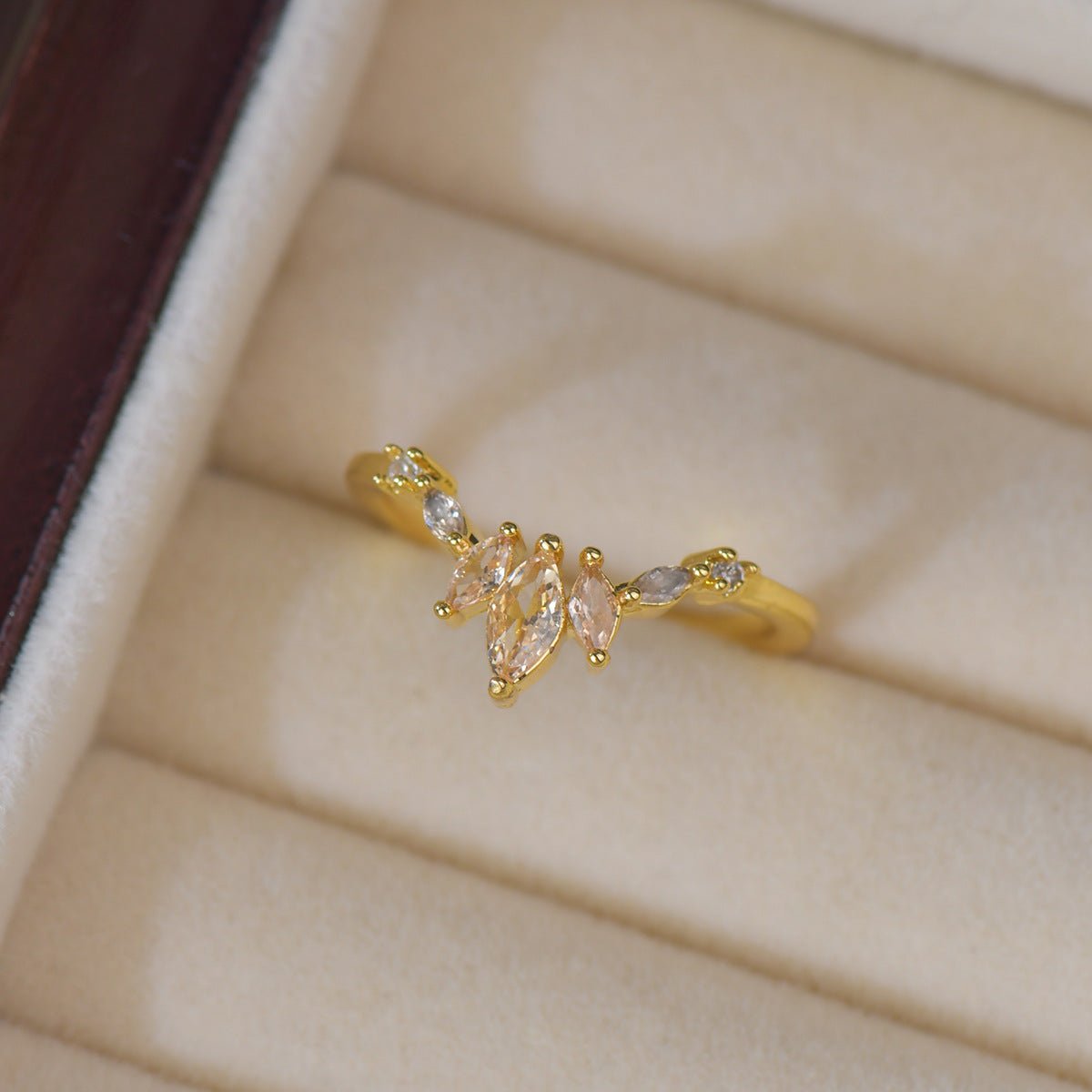 Amberlight Crown Ring - Gold-Plated - Abbott Atelier