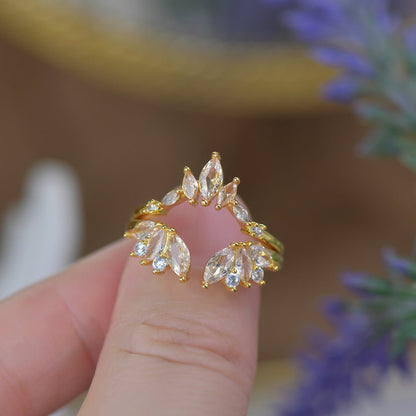 Amberlight Crown Ring - Gold-Plated - Abbott Atelier