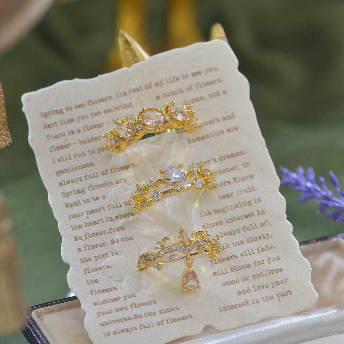 Amberlight Majesté Ring - Gold-Plated - Abbott Atelier