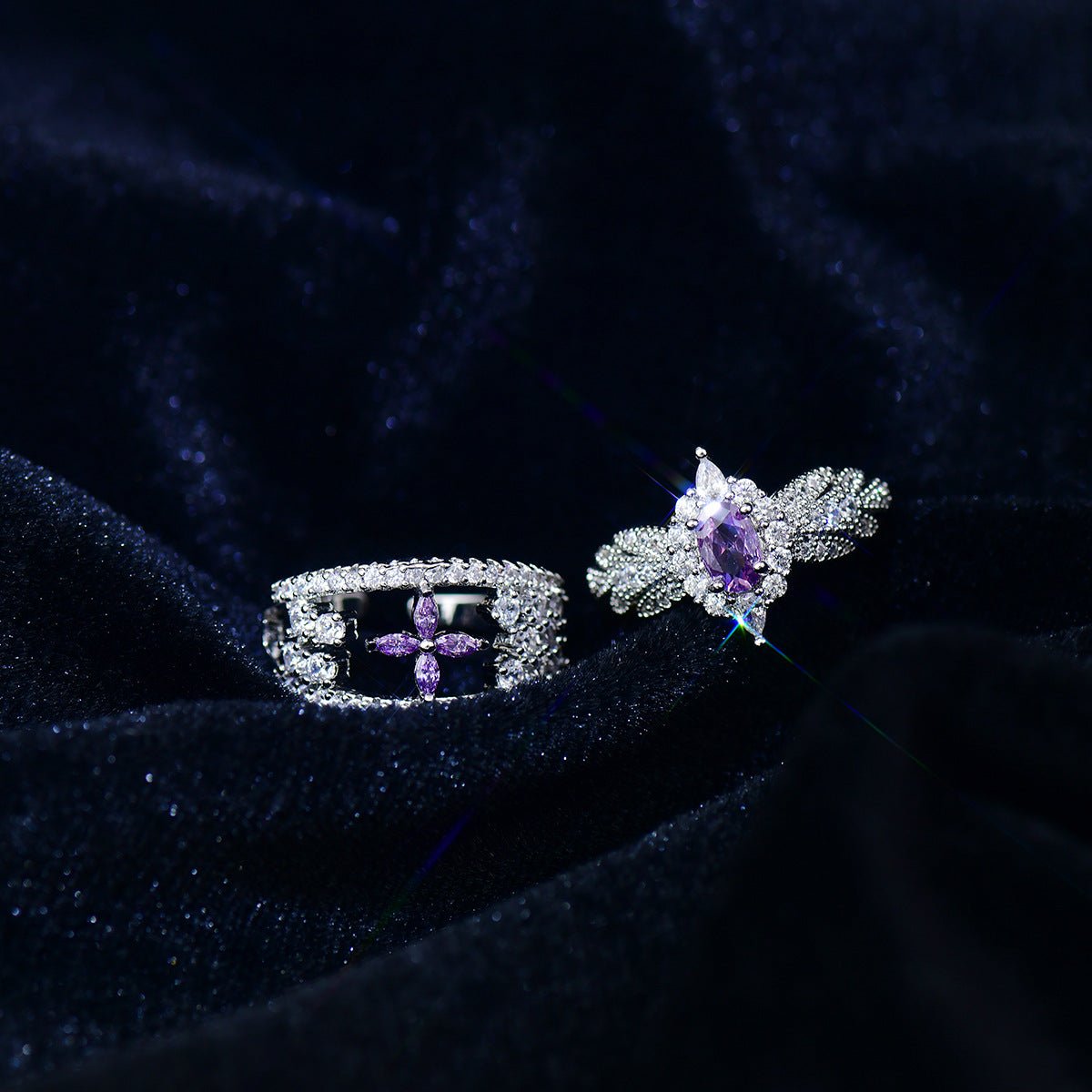 Amethyst Allure Ring - Gold - Plated - Abbott Atelier