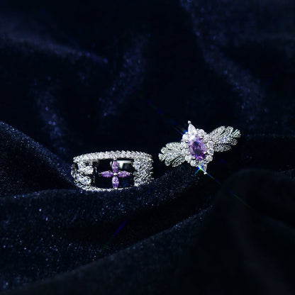 Amethyst Allure Ring - Gold - Plated - Abbott Atelier