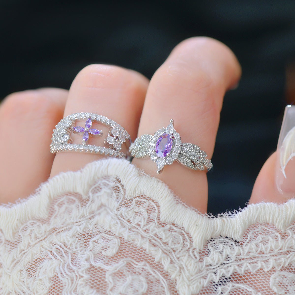 Amethyst Allure Ring - Gold - Plated - Abbott Atelier
