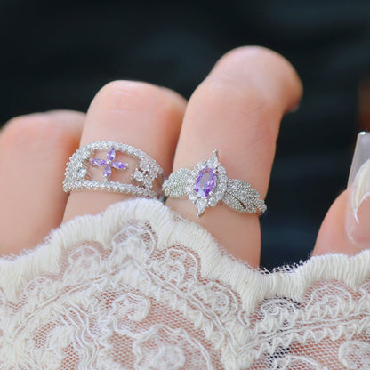 Amethyst Allure Ring - Gold - Plated - Abbott Atelier