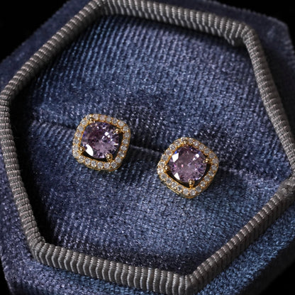 Angelica Baroque Stud Earrings - Gold Plated - Abbott Atelier