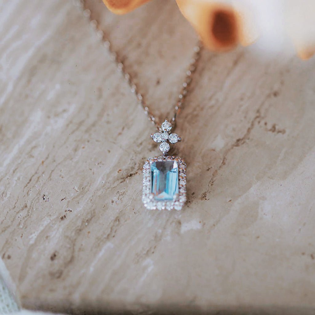 Blue Topaz Necklace