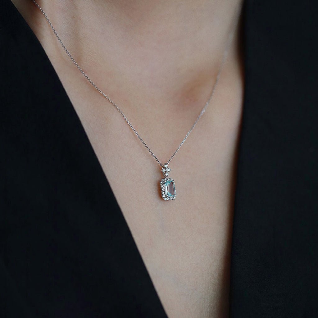 Blue Topaz Necklace