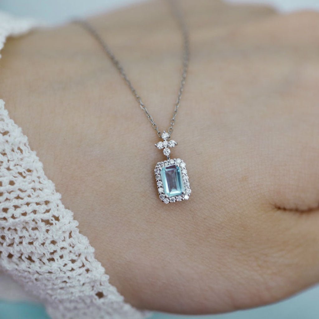 Blue Topaz Necklace