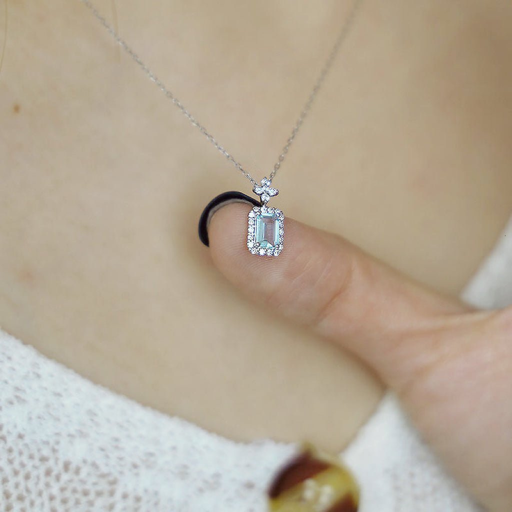 Blue Topaz Necklace
