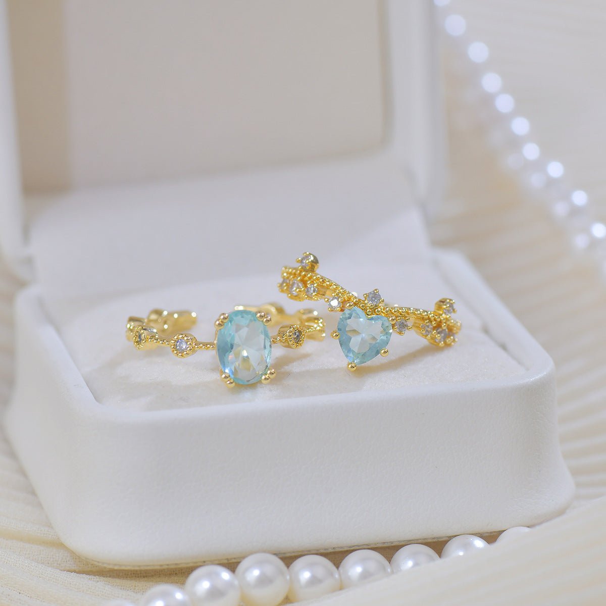 Ariel Heart Ring - Gold - Plated - Abbott Atelier