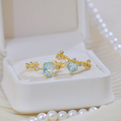 Ariel Heart Ring - Gold - Plated - Abbott Atelier