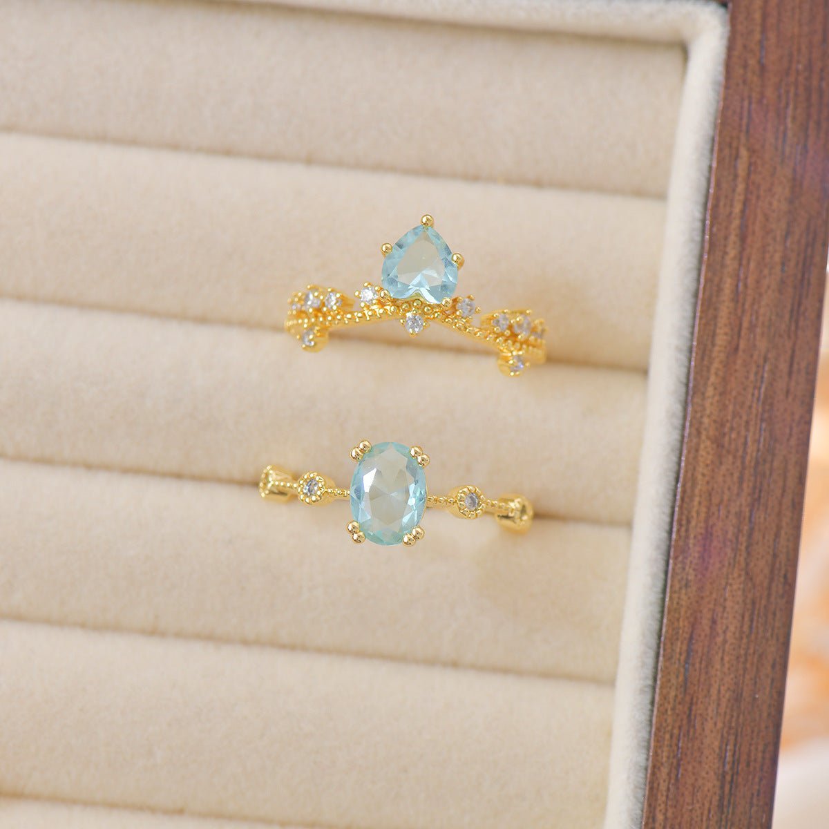 Ariel Heart Ring - Gold - Plated - Abbott Atelier