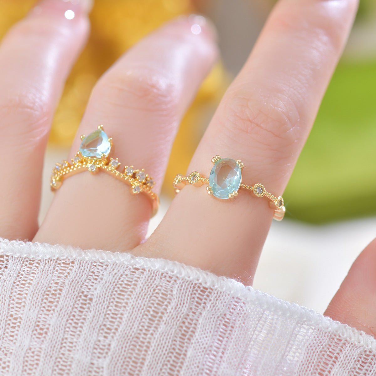 Ariel Heart Ring - Gold - Plated - Abbott Atelier