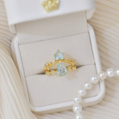 Ariel Heart Ring - Gold - Plated - Abbott Atelier