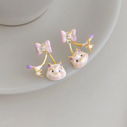 Artemis Cat Earrings - Hypoallergenic - Abbott Atelier