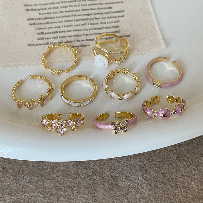 Aurelle Rose Ring - Gold - Plated - Abbott Atelier