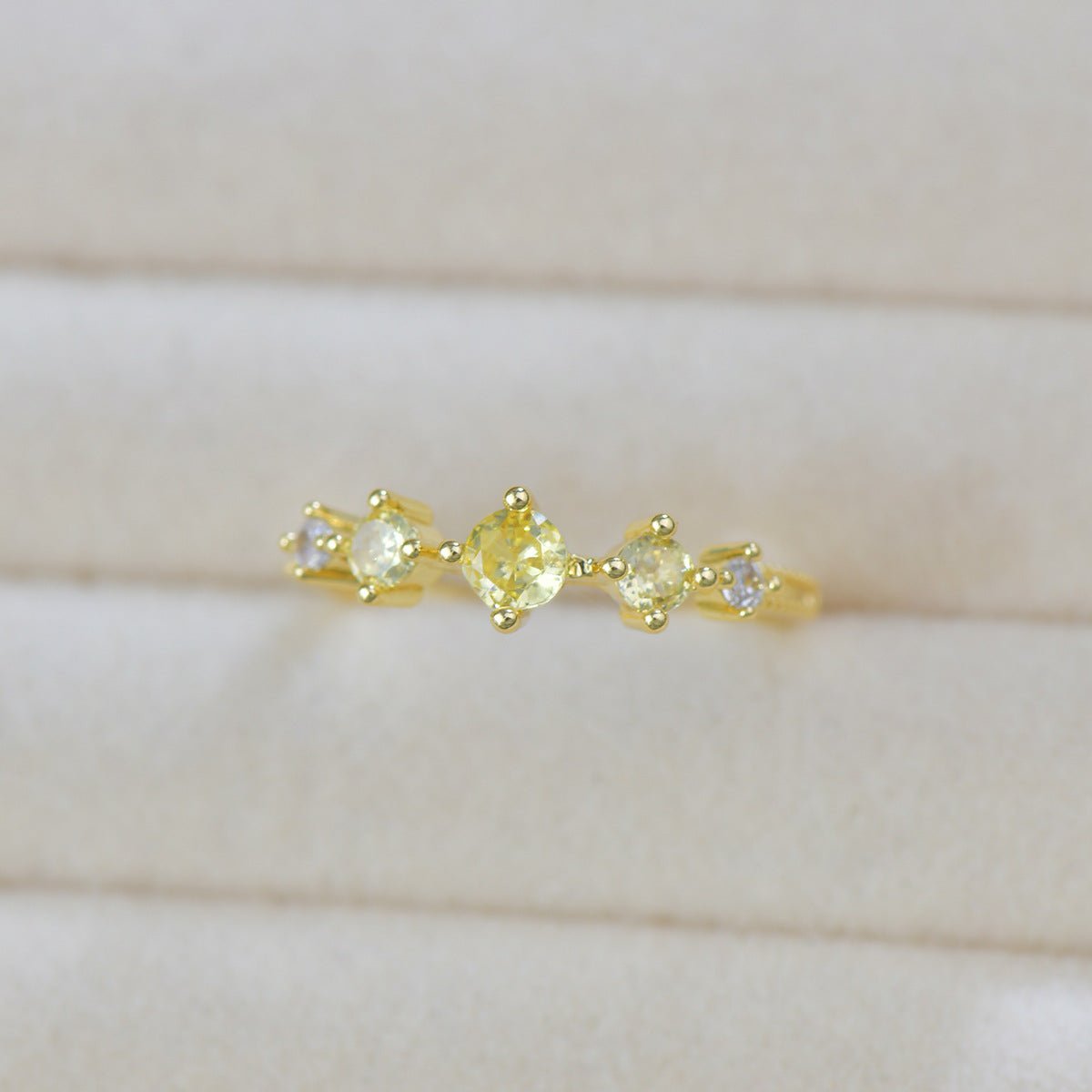 Autumn Trilogy Ring - Gold - Plated - Abbott Atelier