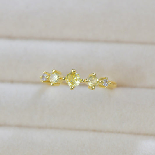 Autumn Trilogy Ring - Gold - Plated - Abbott Atelier