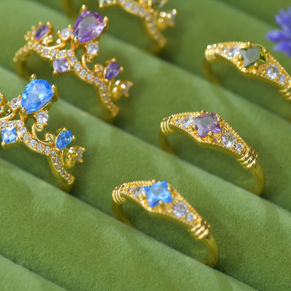 Azure Diadem Ring - Gold-Plated - Abbott Atelier