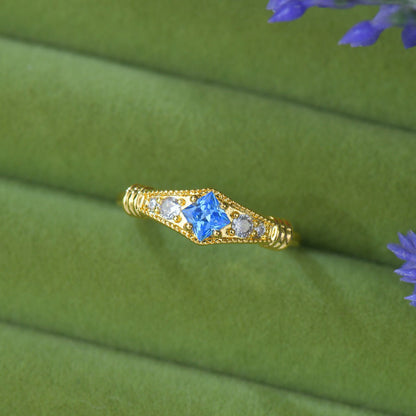Azure Talisman Ring - Gold-Plated - Abbott Atelier