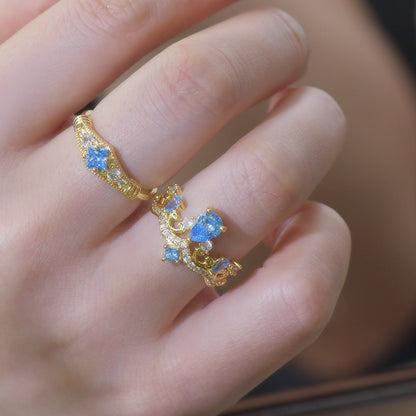 Azure Talisman Ring - Gold-Plated - Abbott Atelier