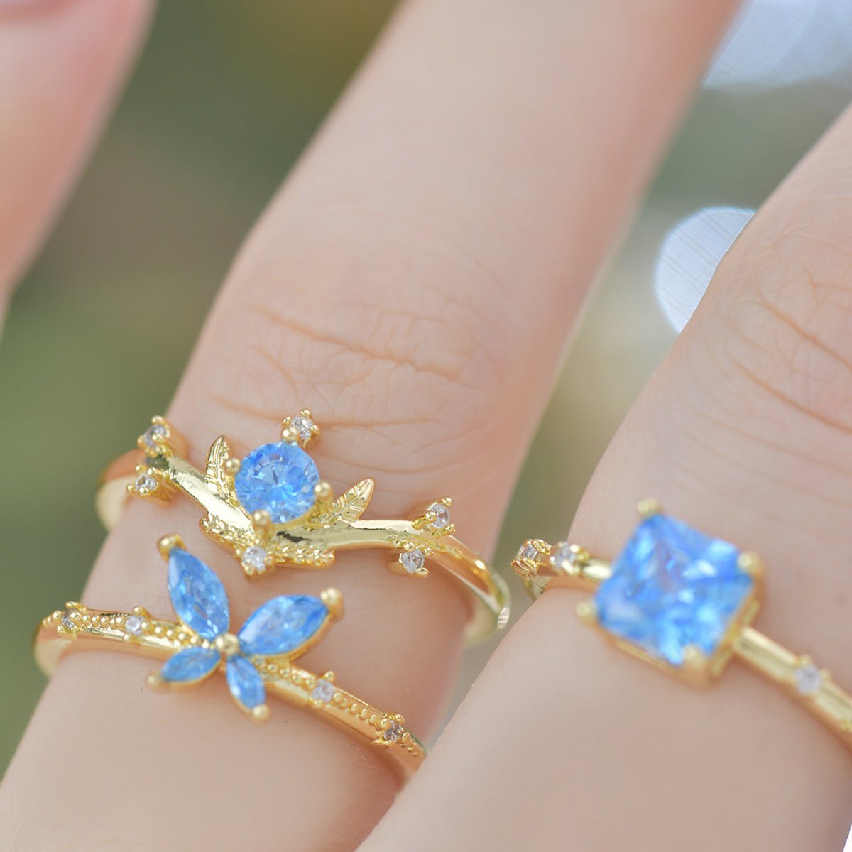 Azure Tiara Ring - Gold - Plated - Abbott Atelier