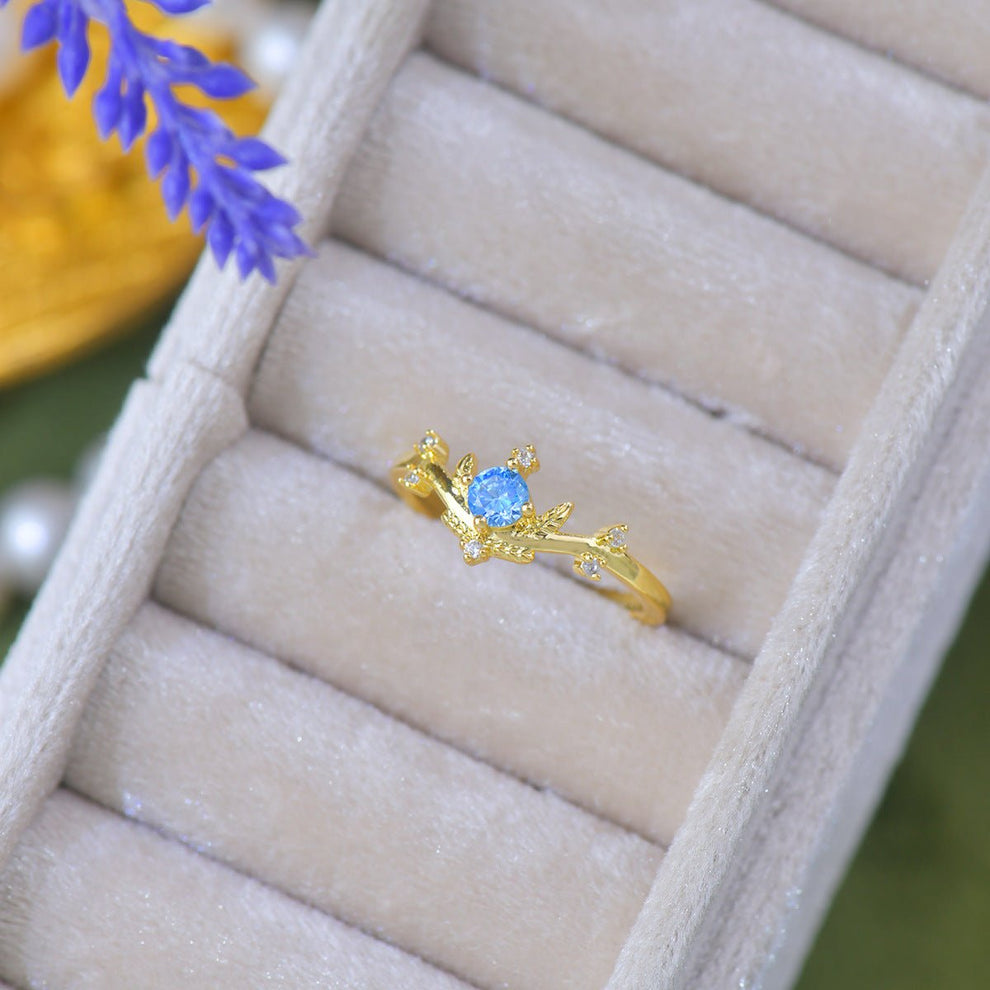 Azure Tiara Ring | Abbott Atelier | Artisan Jewelry
