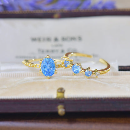 Azure Trilogy Ring - Gold - Plated - Abbott Atelier