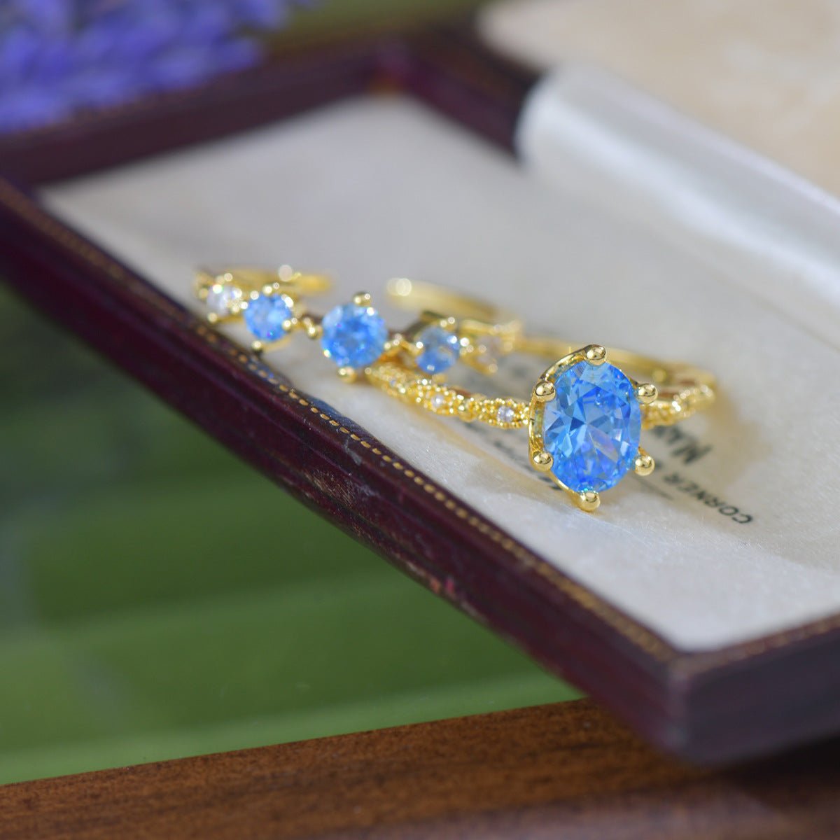 Azure Trilogy Ring - Gold - Plated - Abbott Atelier