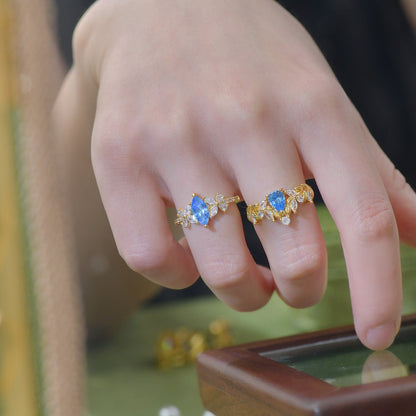 Azure Willowmere Ring - Gold-Plated - Abbott Atelier