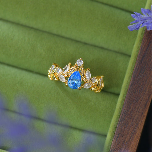 Azure Willowmere Ring - Gold-Plated - Abbott Atelier