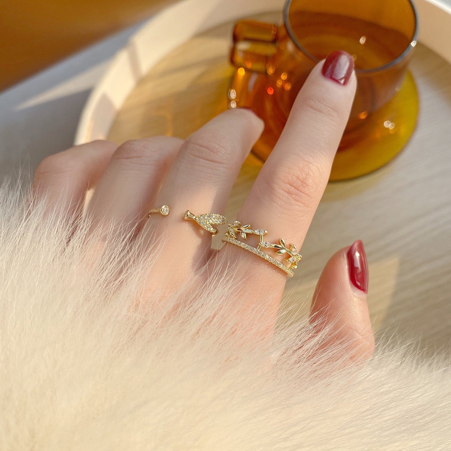 Bamboo Ring - Gold - Plated - Abbott Atelier