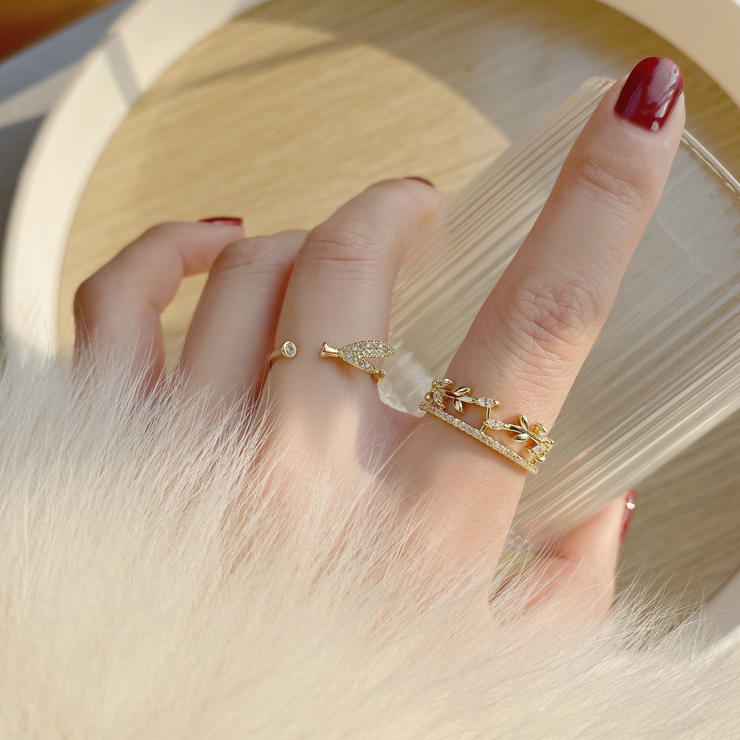 Bamboo Ring - Gold - Plated - Abbott Atelier