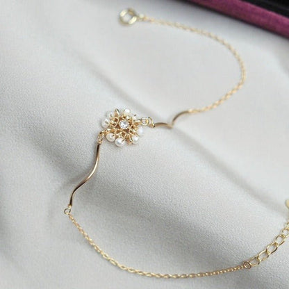 Baroque Bracelet - Eliana (Solid Silver) - Hypoallergenic - Abbott Atelier